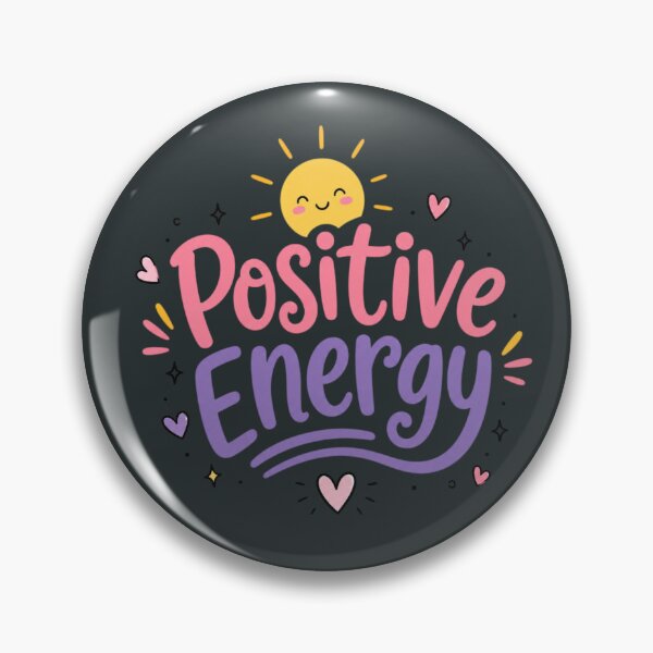Item preview, Positive Energy Cute Kawaii Typography | Happy Sunshine Aesthetic Motivational Sticker designed and sold by Sanika arts .