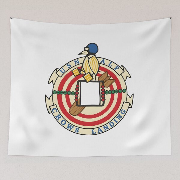Item preview, US Navy NALF Crows Landing Auxiliary Airfield Patch designed and sold by CharlieDesings.