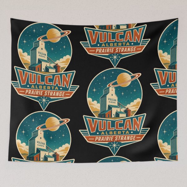 Item preview, Vulcan Alberta Canada Vintage Retro Travel designed and sold by HROC.