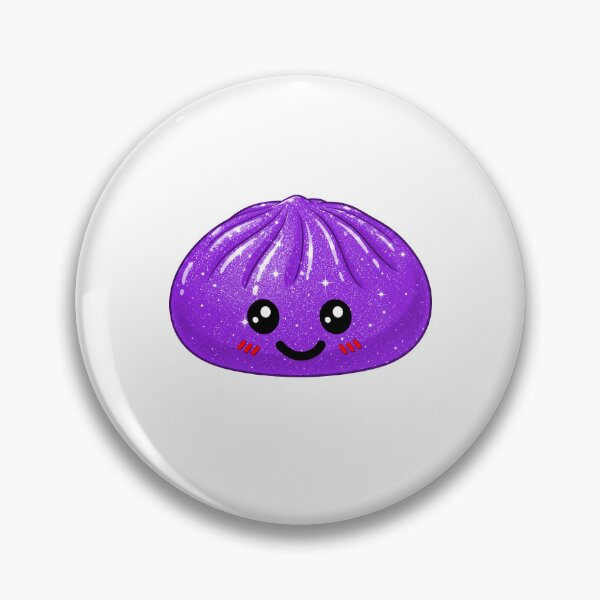 Item preview, Kawaii Rainbow Dumpling squishy Bao raviolo purple designed and sold by made4K.