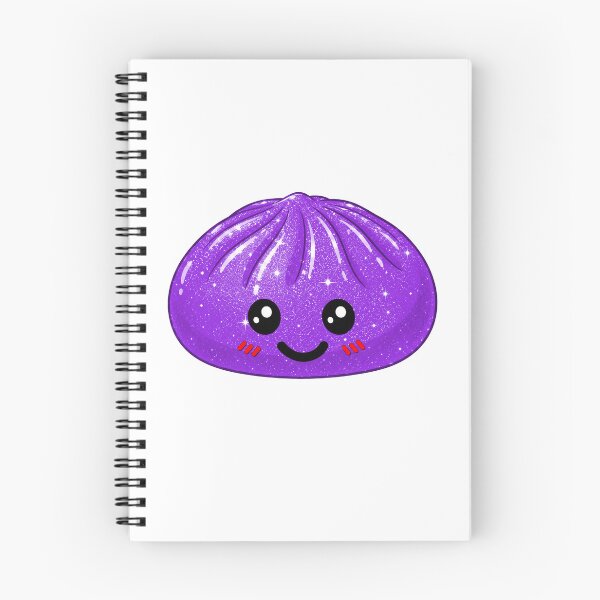 Item preview, Kawaii Rainbow Dumpling squishy Bao raviolo purple designed and sold by made4K.