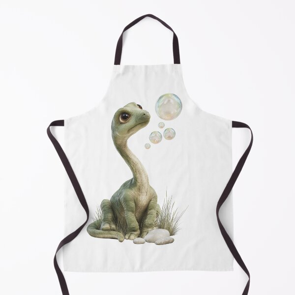 Item preview, Little Dinosaur Watching Bubbles designed and sold by Helenaphotoart.