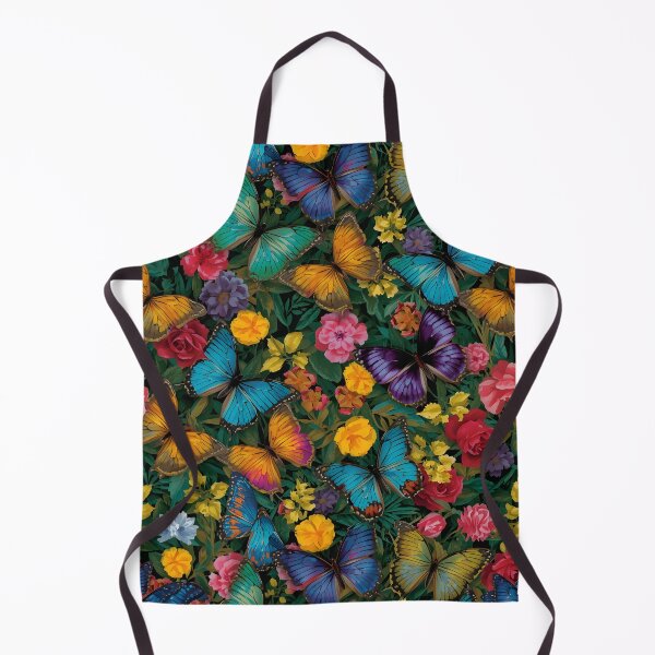 Item preview, Vibrant Colorful Butterfly and Floral Seamless Pattern designed and sold by LuminaGraphix.