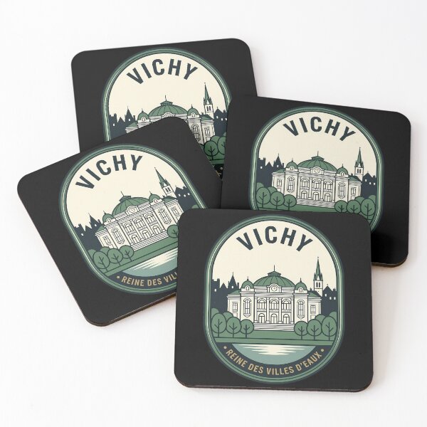 Item preview, Vichy France Queen of Water Vintage Travel Emblem designed and sold by k3rstman1.