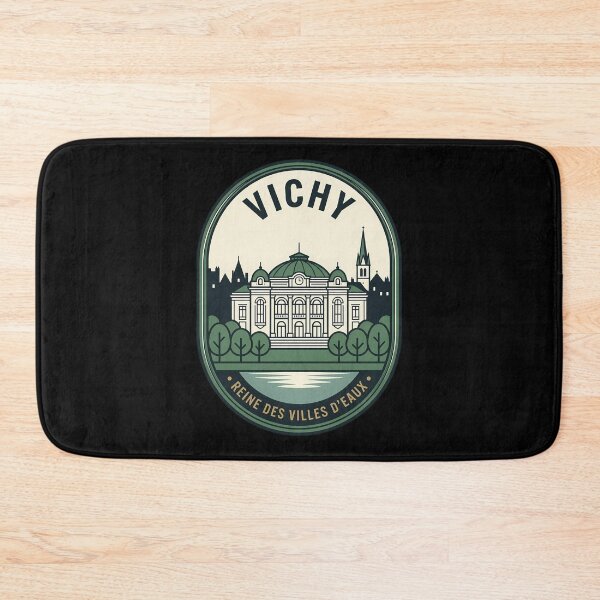 Item preview, Vichy France Queen of Water Vintage Travel Emblem designed and sold by k3rstman1.