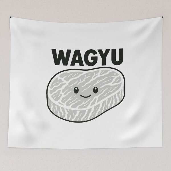 Item preview, Wagyu Beef Lover Illustration | Marbled Steak and Cow Art designed and sold by AMICO77.