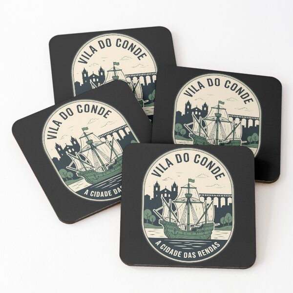 Item preview, Vila Do Conde Portugal Vintage Travel Emblem designed and sold by k3rstman1.