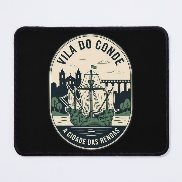 Item preview, Vila Do Conde Portugal Vintage Travel Emblem designed and sold by k3rstman1.