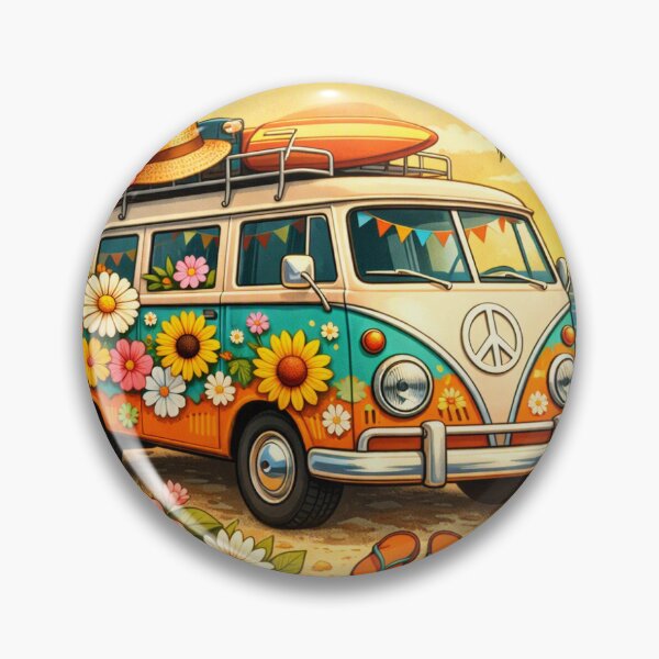 Item preview, Summer flower van designed and sold by TheStarFlower.
