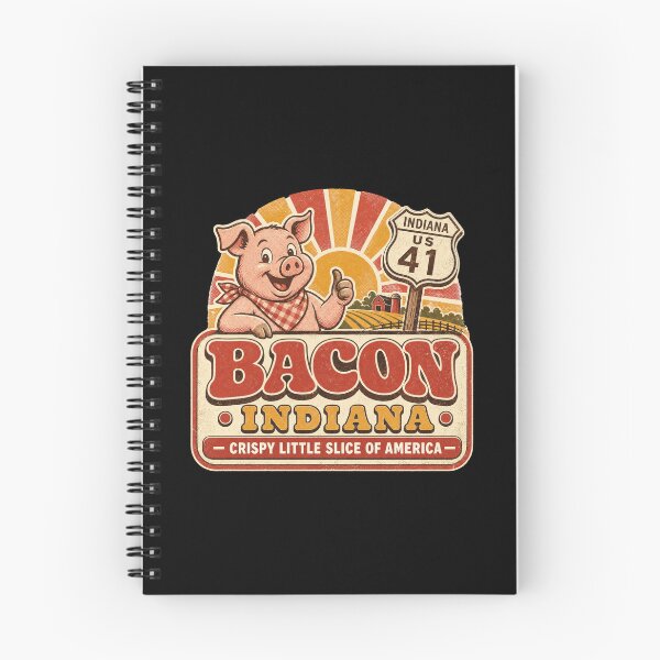Item preview, Bacon Indiana Vintage Funny USA Travel Souvenir designed and sold by HROC.