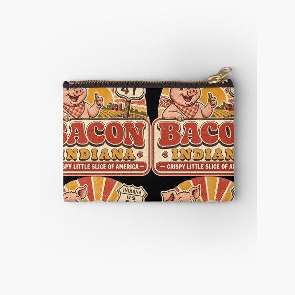 Item preview, Bacon Indiana Vintage Funny USA Travel Souvenir designed and sold by HROC.