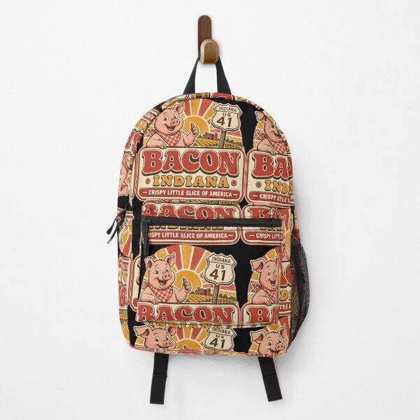 Item preview, Bacon Indiana Vintage Funny USA Travel Souvenir designed and sold by HROC.