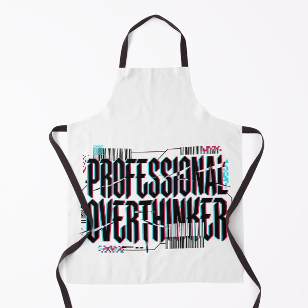 Item preview, Professional Overthinker Glitch Typography designed and sold by pictranoosa.