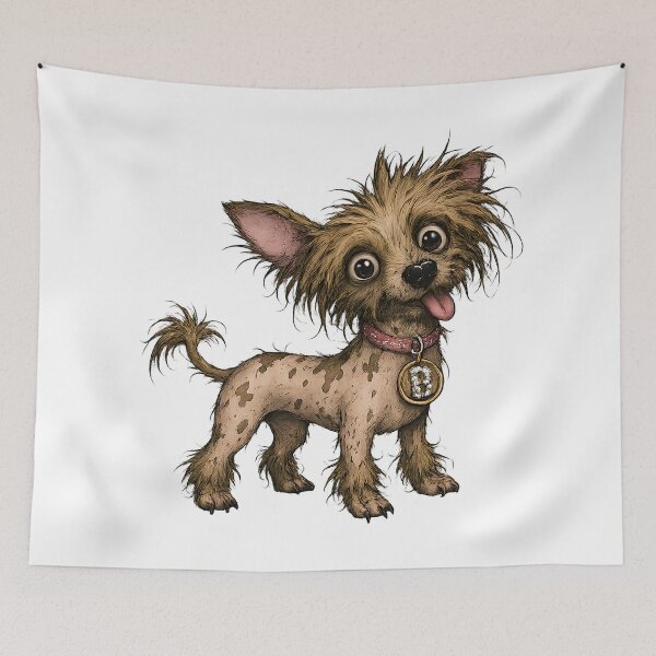 Item preview, Brutus the Ugly Dog designed and sold by Janinevsart.