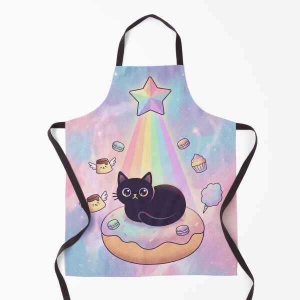 Item preview, Sweet Pastel Candy Planet Black Cat designed and sold by 0Zetgest.