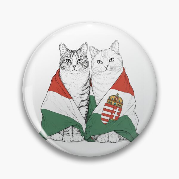 Item preview, Patriotic Cats in Hungarian Flag  designed and sold by Sztyep88.