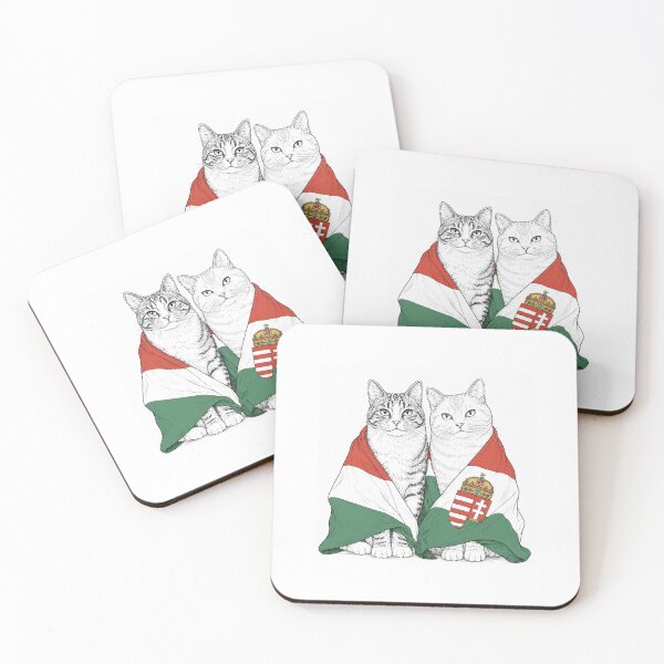 Item preview, Patriotic Cats in Hungarian Flag  designed and sold by Sztyep88.
