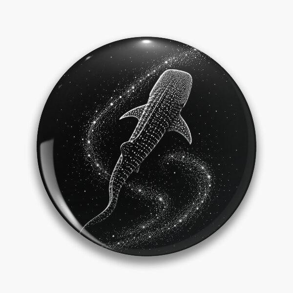Item preview, Whale Shark Diving Space Galaxy  Night Sky designed and sold by SOUFIANE1991.