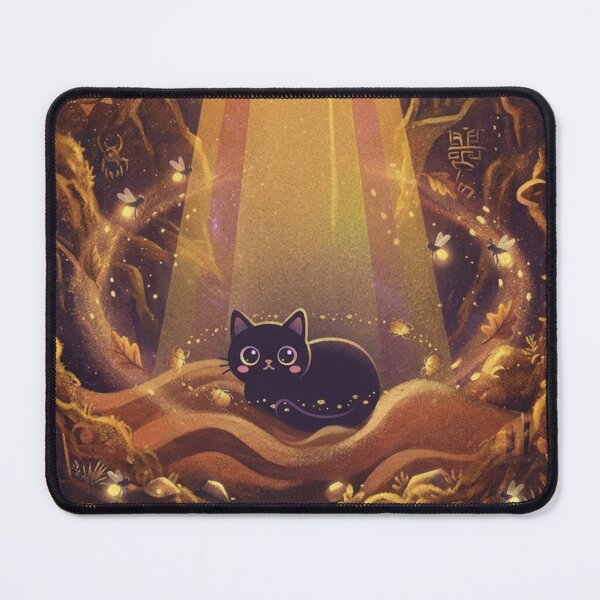 Item preview, Cosmic Desert Temple Black Cat designed and sold by 0Zetgest.