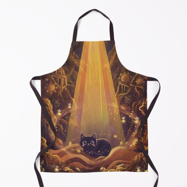 Item preview, Cosmic Desert Temple Black Cat designed and sold by 0Zetgest.