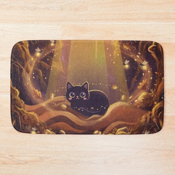 Item preview, Cosmic Desert Temple Black Cat designed and sold by 0Zetgest.