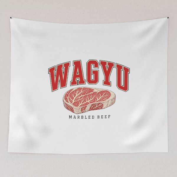 Item preview, Wagyu Beef Lover Illustration | Marbled Steak and Cow Art designed and sold by AMICO77.