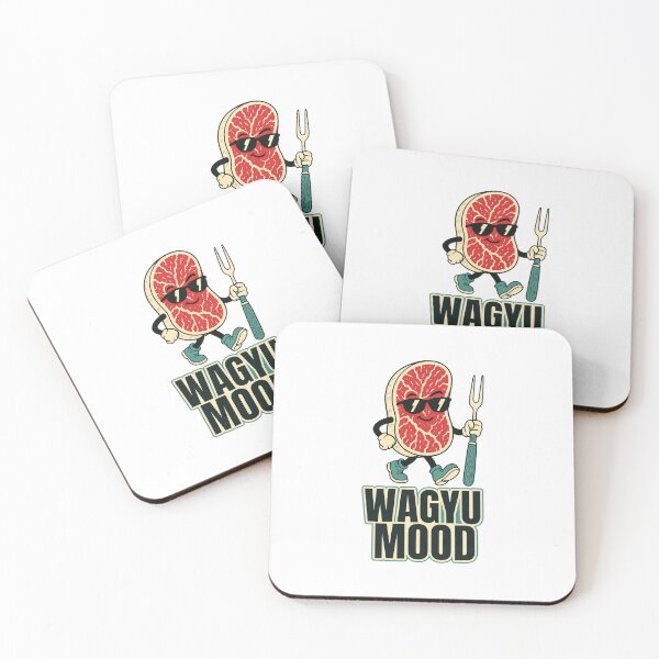 Item preview, Wagyu Beef Lover Illustration | Marbled Steak and Cow Art designed and sold by AMICO77.