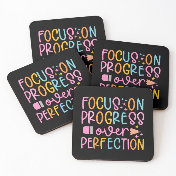 Item preview, Focus on Progress Over Perfection Teacher designed and sold by gunaone-design.