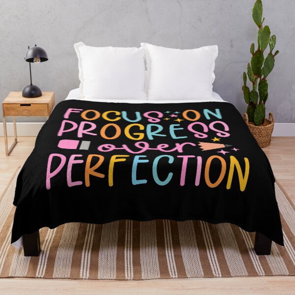 Item preview, Focus on Progress Over Perfection Teacher designed and sold by gunaone-design.