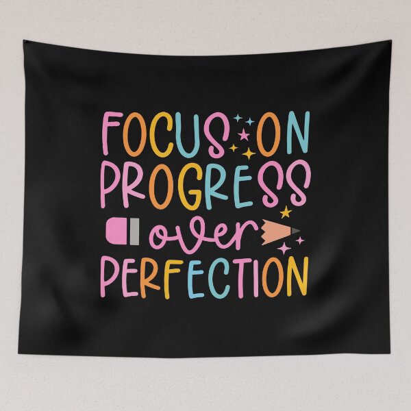 Item preview, Focus on Progress Over Perfection Teacher designed and sold by gunaone-design.