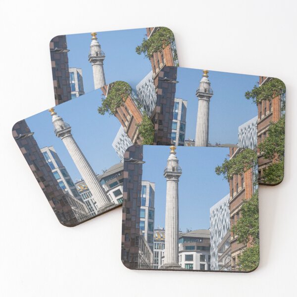 Item preview, London, UK - Monument Tower Amid Modern Architecture designed and sold by jrtwynam.