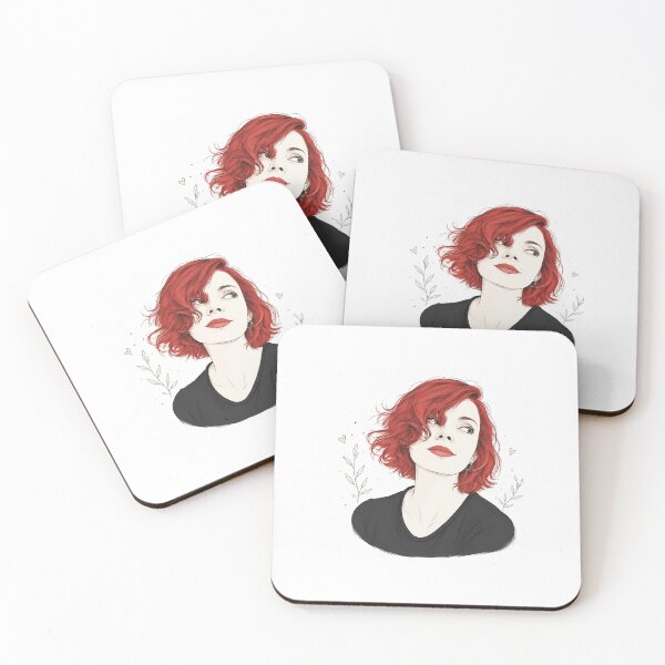 Item preview, Minimalist Red Hair Portrait  designed and sold by Sztyep88.