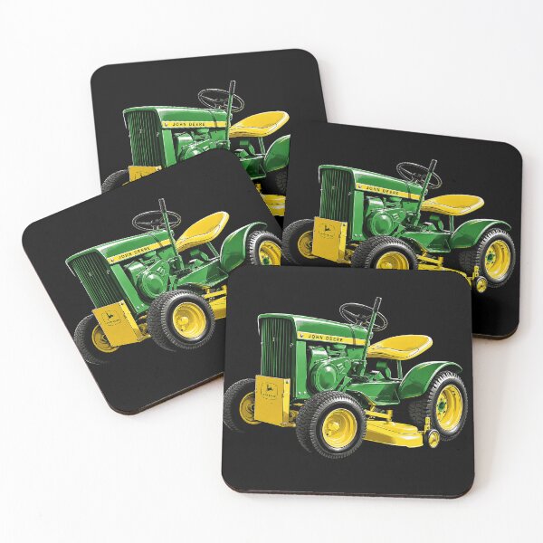 Item preview, John Deere 110 Garden Tractor – Vintage Green & Yellow Round Fender Tractor Art designed and sold by Stinky Lincy's Apparel Company.