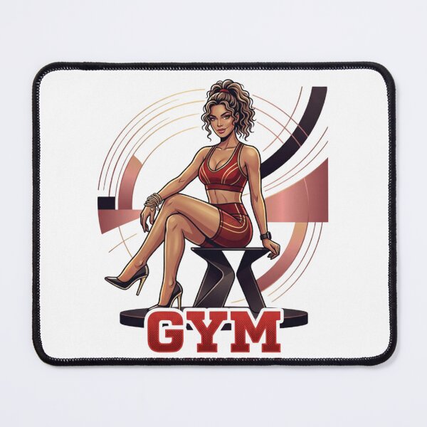 Item preview, Gym Athleisure Style Fitness Girl Glamour Workout Fashion Art designed and sold by RDproject.