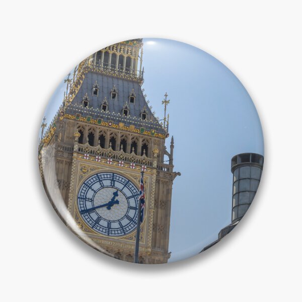 Item preview, London, UK - Iconic Big Ben Tower Against Blue Sky designed and sold by jrtwynam.