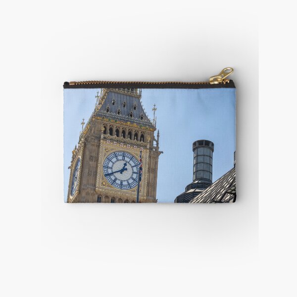 Item preview, London, UK - Iconic Big Ben Tower Against Blue Sky designed and sold by jrtwynam.