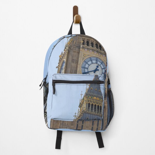Item preview, London, UK - Iconic Big Ben Tower Against Blue Sky designed and sold by jrtwynam.