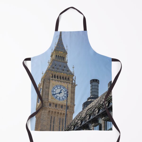Item preview, London, UK - Iconic Big Ben Tower Against Blue Sky designed and sold by jrtwynam.