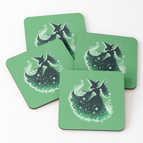 Item preview, Elphaba Wicked Defying Gravity Silhouette designed and sold by NerdiPop.