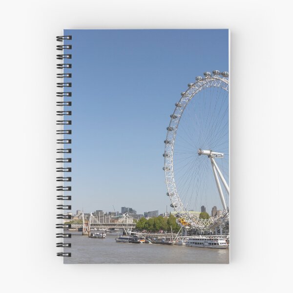 Item preview, London, UK - Iconic London Eye Against Blue Sky designed and sold by jrtwynam.