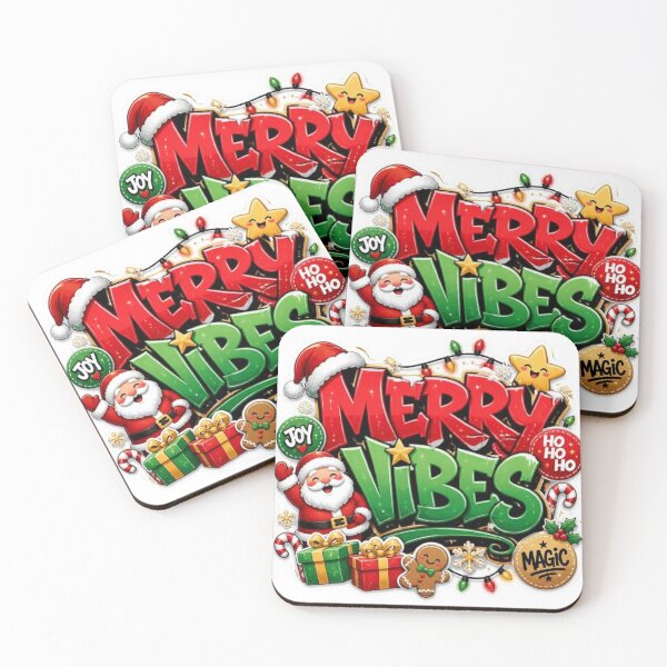 Item preview, MERRY VIBES Graffiti Sticker | Cute Christmas PNG Design | Holiday Aesthetic Vinyl Decal | Festive Notebook, Laptop & Gift Lover Art designed and sold by Stylestickers55.