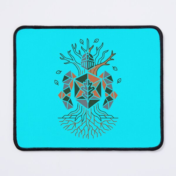 Item preview, Forest Knight Crest - Geometric Tree Guardian Vector Art designed and sold by Dzblack.