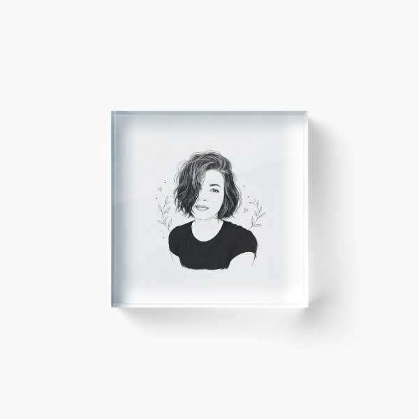 Item preview, Minimalist Monochrome Portrait Illustration  designed and sold by Sztyep88.