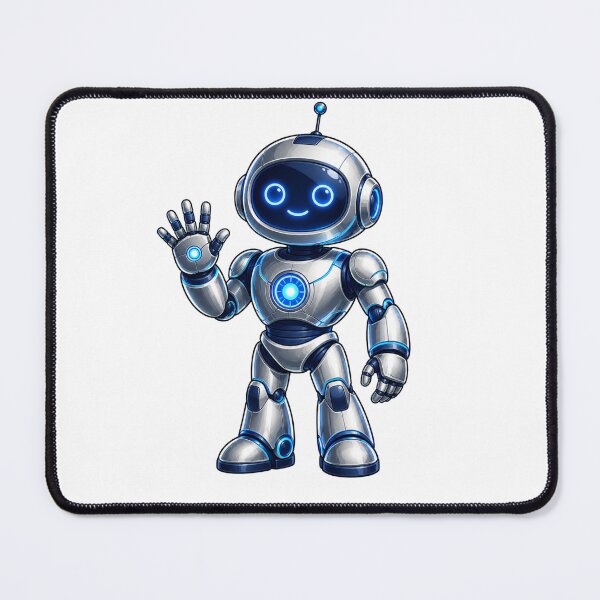 Item preview, Friendly Futuristic Robot Waving designed and sold by Piising.