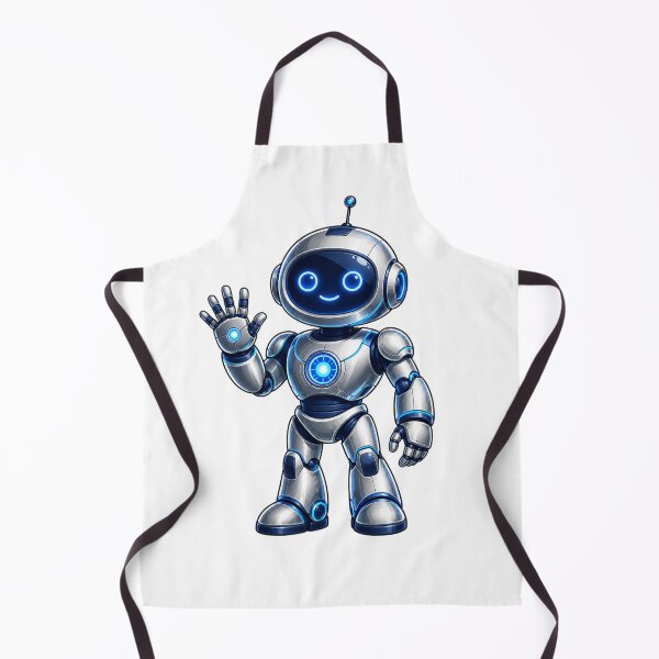 Item preview, Friendly Futuristic Robot Waving designed and sold by Piising.