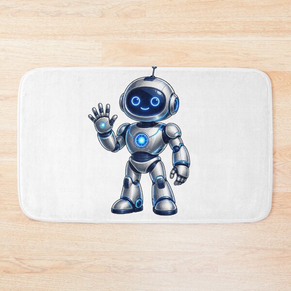 Item preview, Friendly Futuristic Robot Waving designed and sold by Piising.