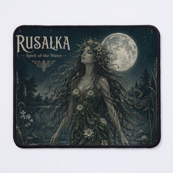 Item preview, Rusalka Water Spirit – Slavic Mermaid Art 2 designed and sold by Elektra9.