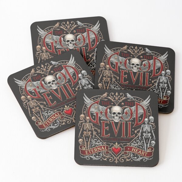 Item preview, Soaring Cranium Good Evil Emblem designed and sold by Voodoo Store Paranormal Collections.