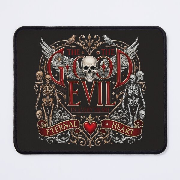 Item preview, Soaring Cranium Good Evil Emblem designed and sold by Voodoo Store Paranormal Collections.