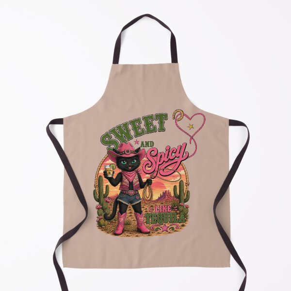 Item preview, Sweet & Spicy Like Tequila Cat Shirt | Retro Western Cowgirl Cat Tee designed and sold by Aimetoi.